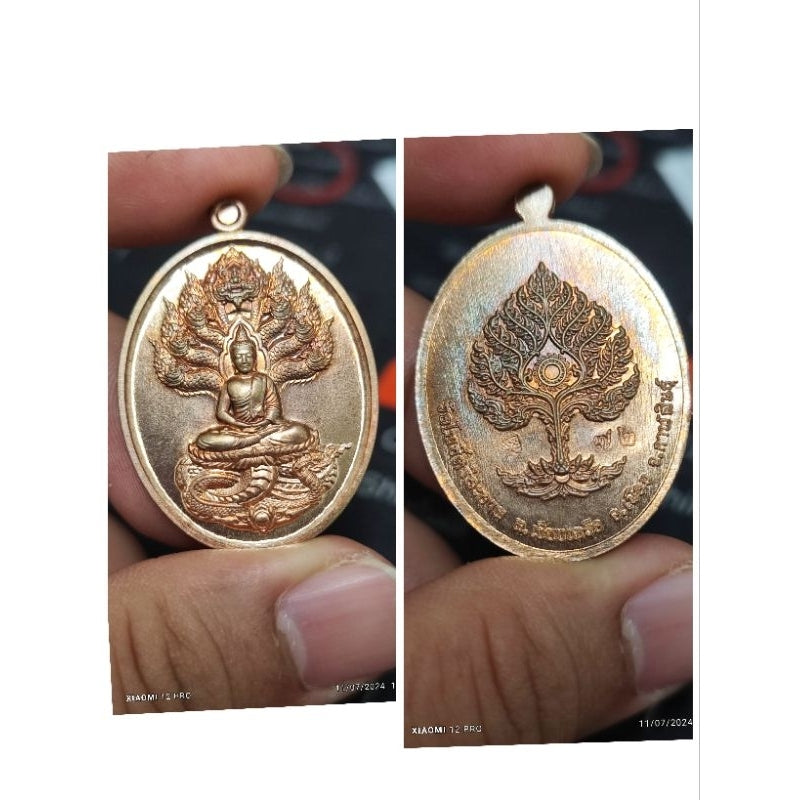 Unlock Supreme Wealth & Prosperity – Authentic Nak Prok ‘Great Wealth’ Medal Blessed by Luang Pu Sila 72ทองแดง
