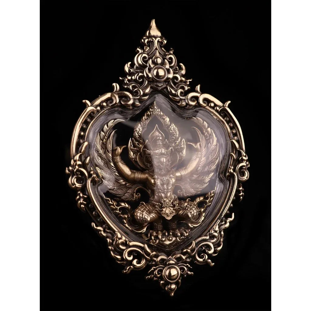 Supreme Garuda Amulet for Wealth and Protection – Thai Blessing Charm