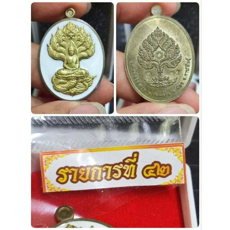 Unlock Supreme Wealth with Nak Prok Wealth Medal Blessed by Luang Pu Sila 75 มช.ยาขาว น.ทพ