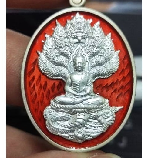 Unlock Supreme Wealth & Prosperity – Authentic Nak Prok ‘Great Wealth’ Medal Blessed by Luang Pu Sila