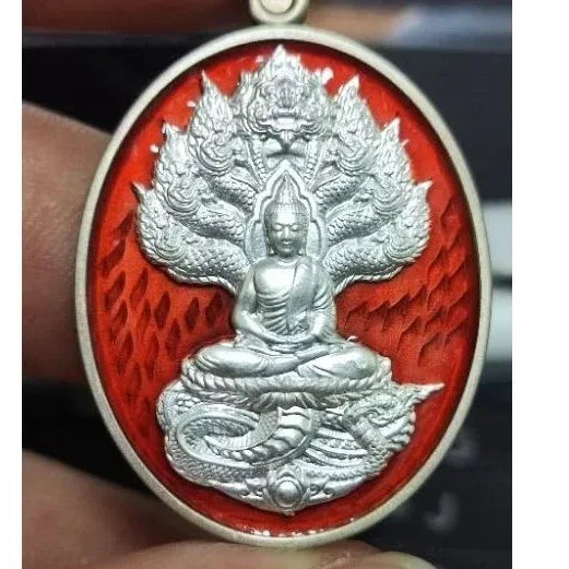 Unlock Supreme Wealth with Nak Prok Wealth Medal Blessed by Luang Pu Sila