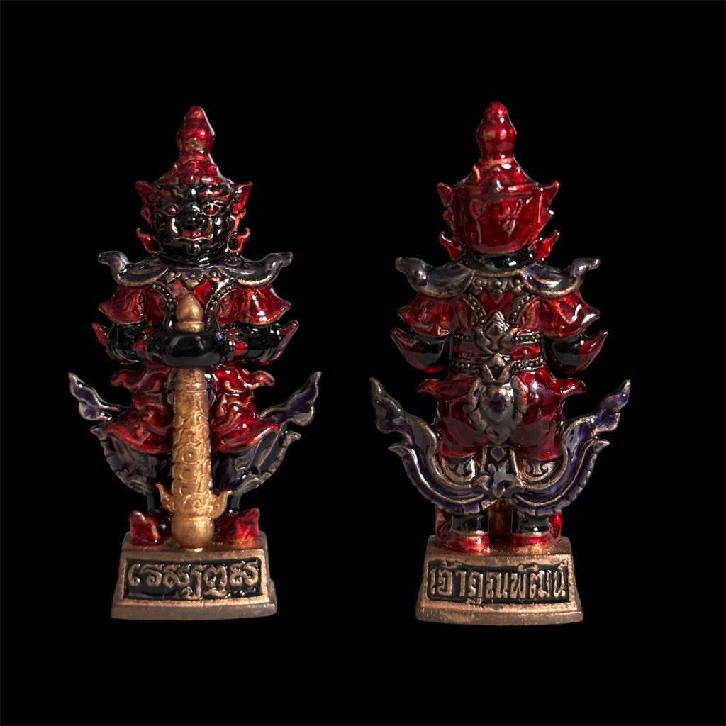 Thao Wessuwan Coin Mongkhon Baramee Edition for Wealth and Protection ทองแดงลงยา