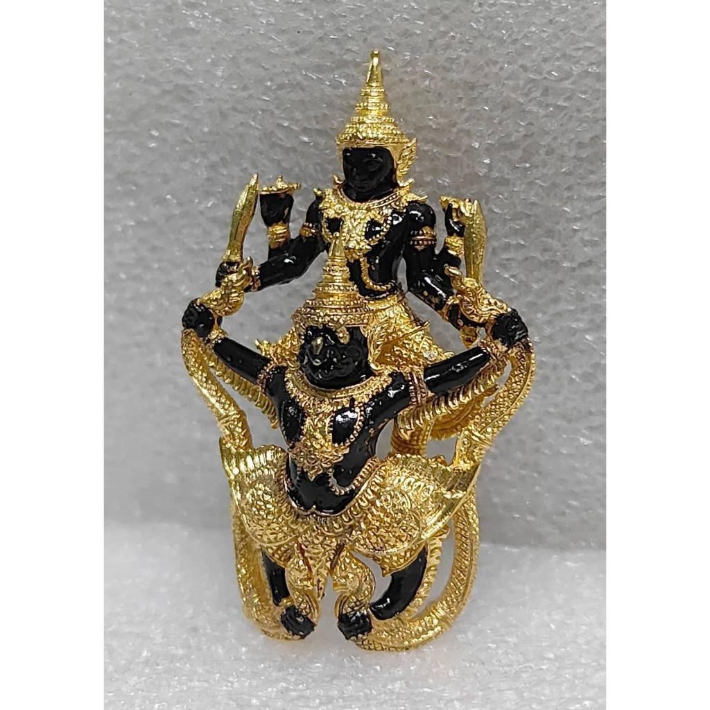 First Mold Narayana Amulet on Garuda by Luang Pu Sak Samahito – Rhodium-Plated Alloy for Ultimate Protection and Success