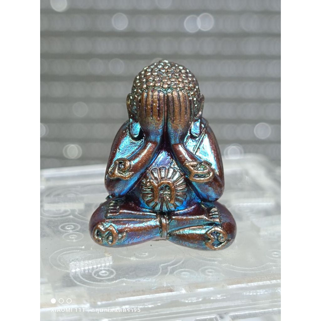 ✨ The Sovereign Wealth Guardian: Luang Pu Thongkam "Ruay Tan Jai" Phra Pidta – 93rd Anniversary Edition for Instant Fortune, Elite Compassion & Absolute Protection Rainbow copper