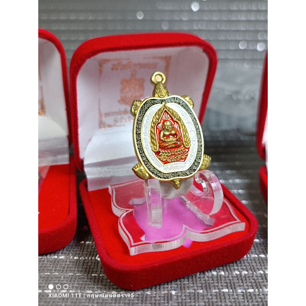 ✨ Supreme “Chao Sua Victory Turtle” – Phra Sangkajai Wealth, Protection & Long‑Term Prosperity Talisman by Luang Pho Phat (Thai Fortune Turtle Amulet)