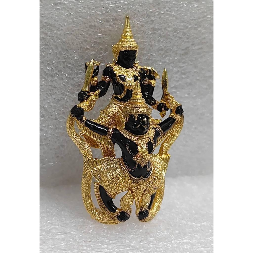 First Mold Narayana Amulet on Garuda by Luang Pu Sak Samahito – Rhodium-Plated Alloy for Ultimate Protection and Success Default Title