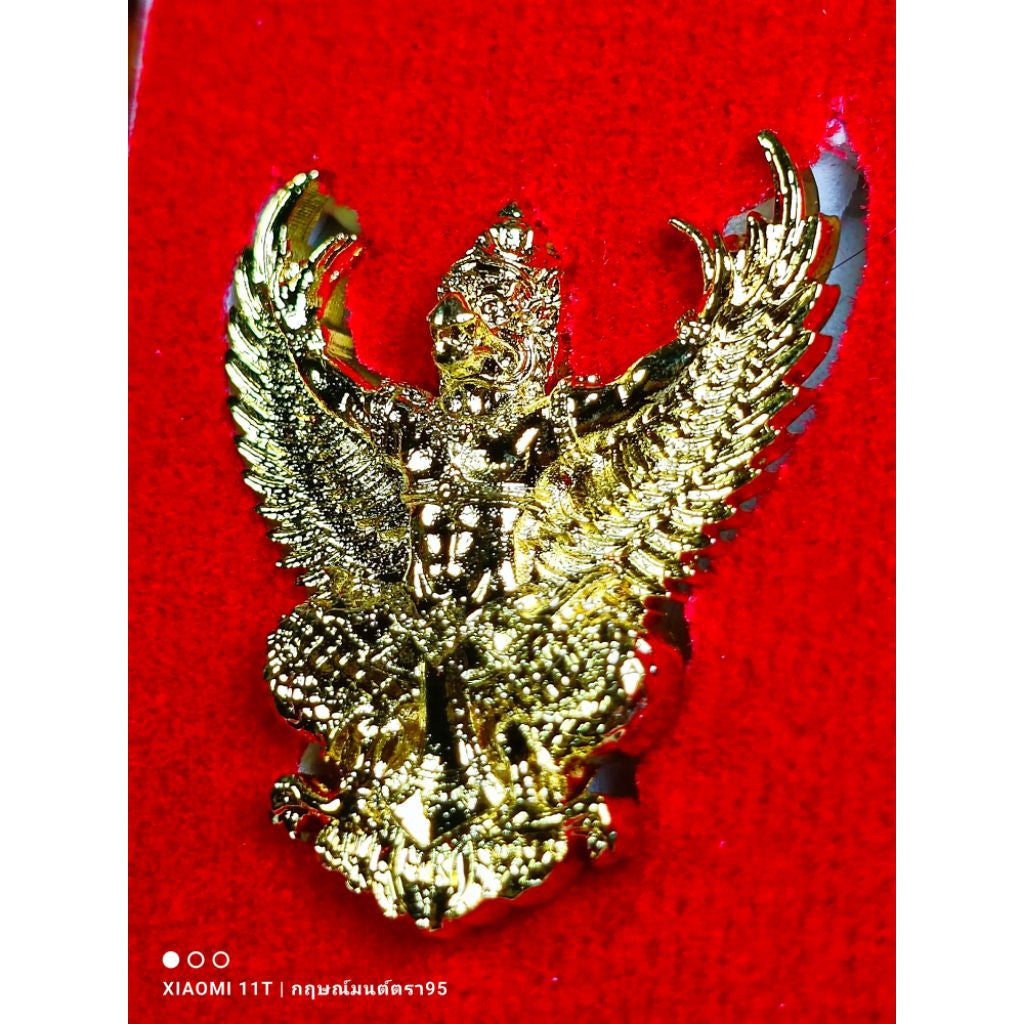 🦅 Phaya Krut Royal Kathina 2021 Amulet – Golden Garuda of Power, Authority & Prosperity by Luang Phor Warah, Wat Pho Thong, Bangkok