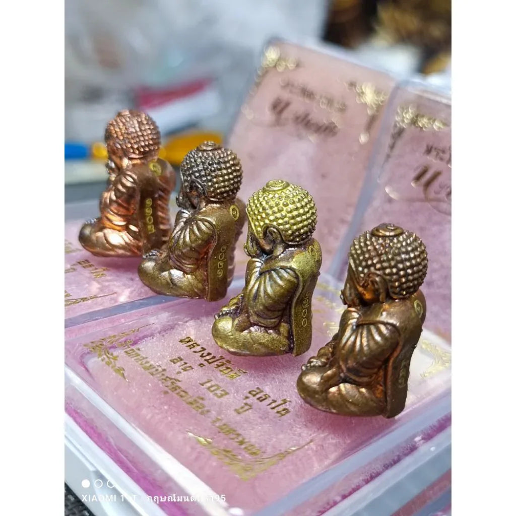 🙈 Phra Pidta "Na Pathamang" (1st Edition) - 2019 (B.E. 2562): Luang Pu Janlee Uthano (Age 103), Samnak Song Pa Si Khun Mueang – Ultimate Protection & Charm