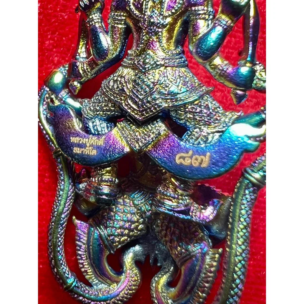 Narayana Garuda Amulet by Luang Pu Sak Samahito - Authentic First Mold