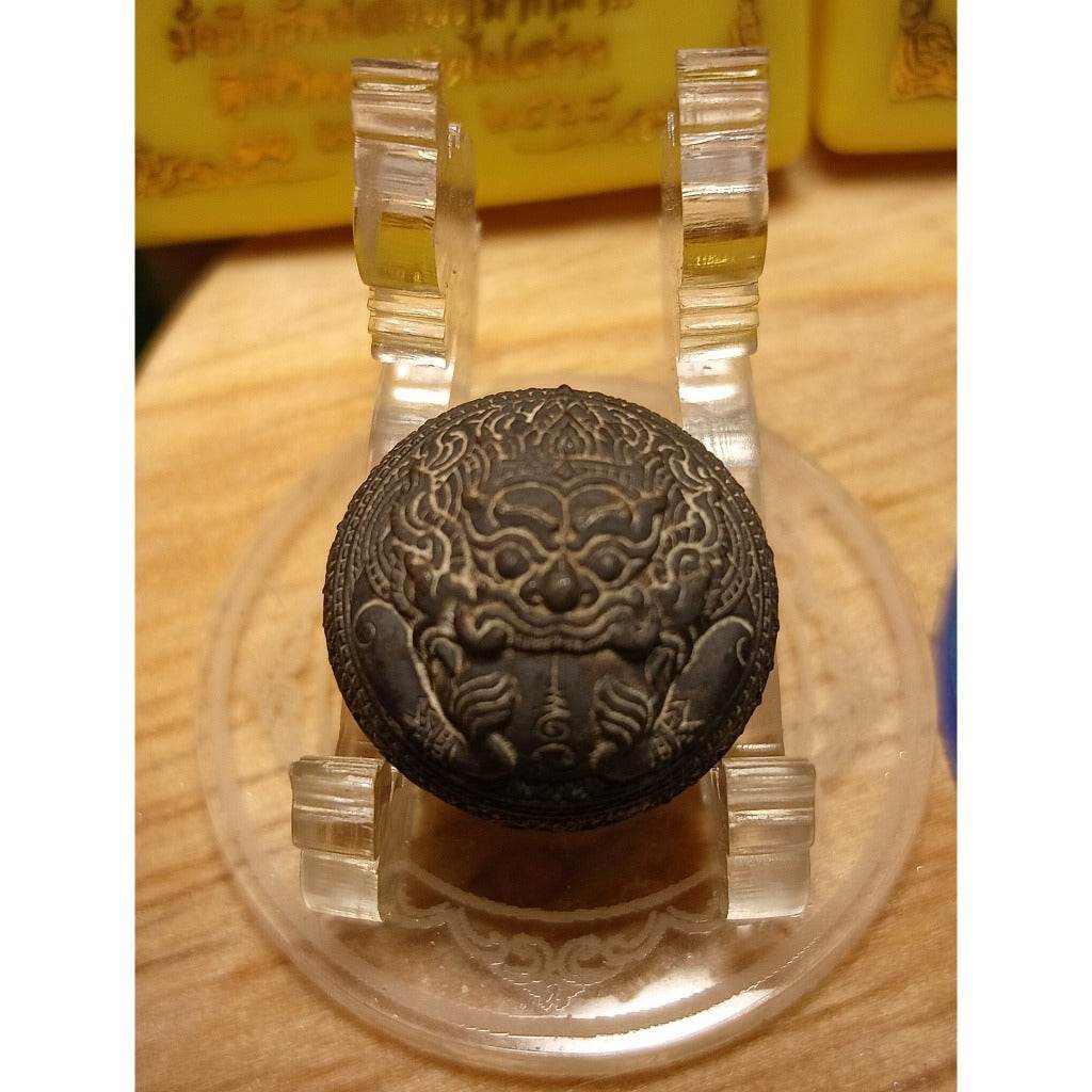 Mercury Hor 3 Amulet – Rahu Guru &amp; Wealth Destiny Yantra by Luang Pu Noon (Wat Nong Jok) – Rare Nine-Metal Alloy, Limited to 99 Pieces, Ultimate Fortune Booster - Thai Blessing Co