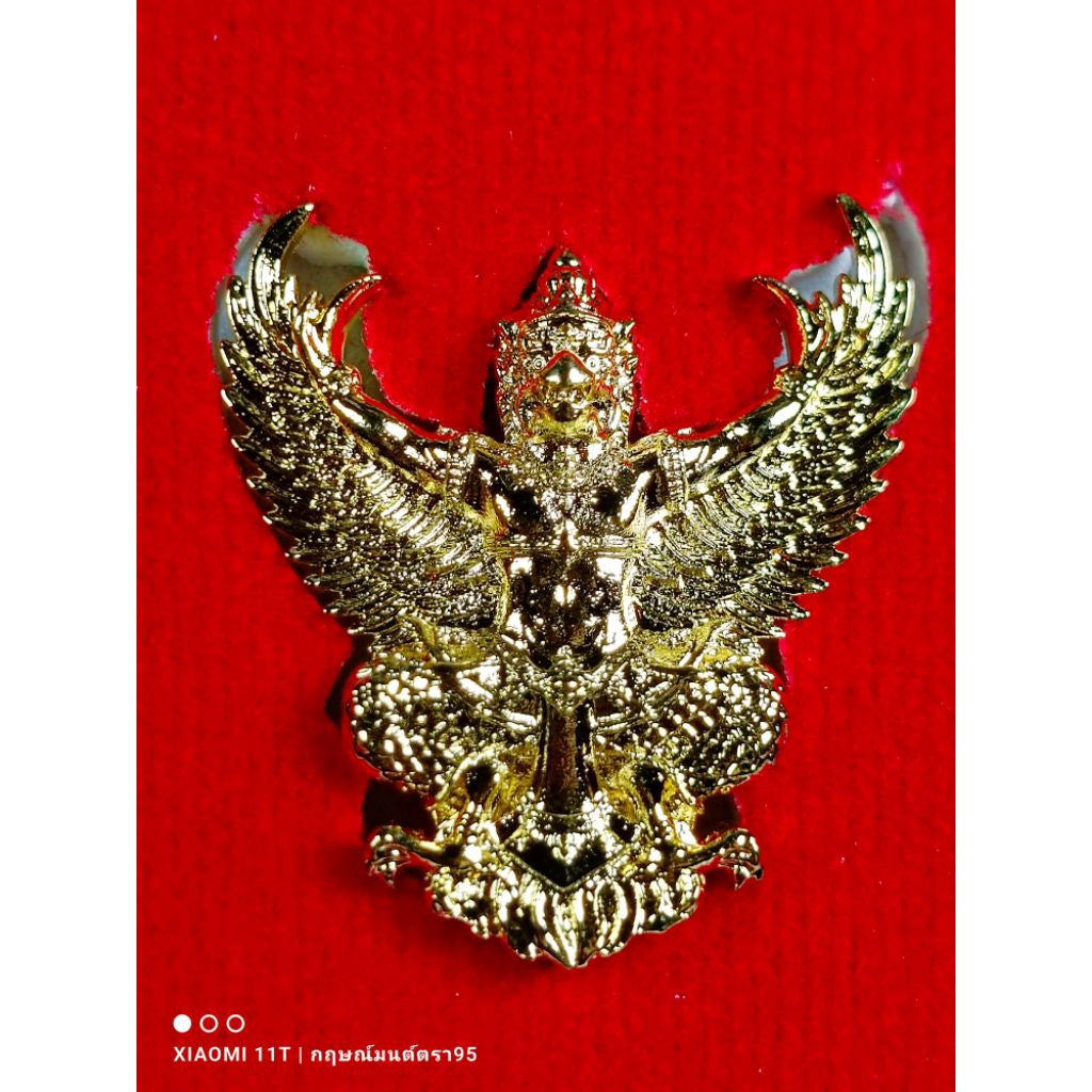 🦅 Phaya Krut Royal Kathina 2021 Amulet – Golden Garuda of Power, Authority & Prosperity by Luang Phor Warah, Wat Pho Thong, Bangkok