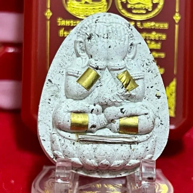 Phra Pidta Amulet Wealth Protection - Duang Setthi Amulet by Luang Pu Sila Sirijanto