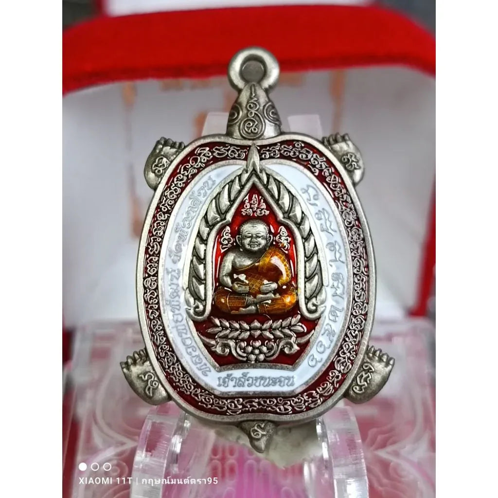 ✨ Supreme “Chao Sua Victory Turtle” – Phra Sangkajai Wealth, Protection & Long‑Term Prosperity Talisman by Luang Pho Phat (Thai Fortune Turtle Amulet)