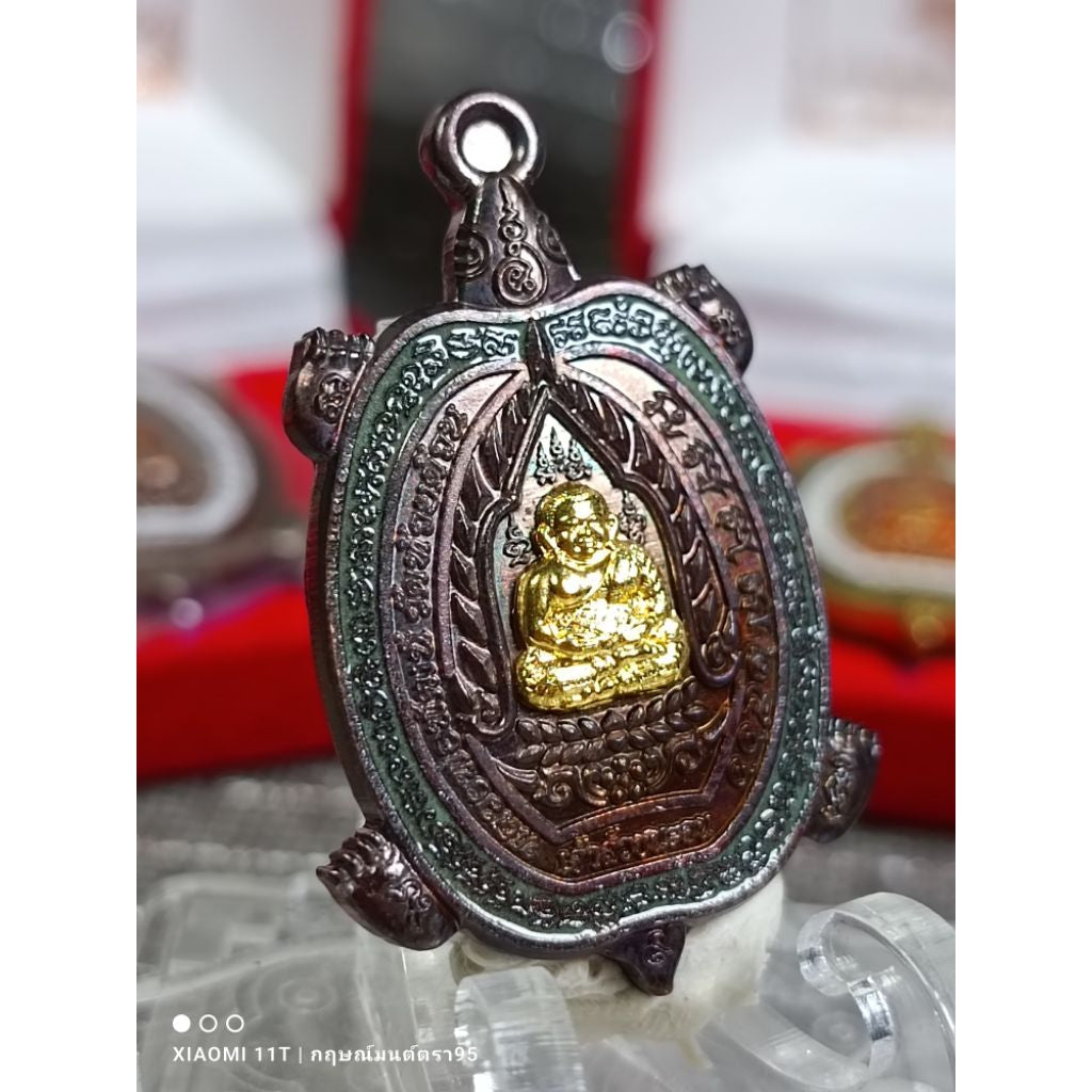 ✨ Supreme “Chao Sua Victory Turtle” – Phra Sangkajai Wealth, Protection & Long‑Term Prosperity Talisman by Luang Pho Phat (Thai Fortune Turtle Amulet)