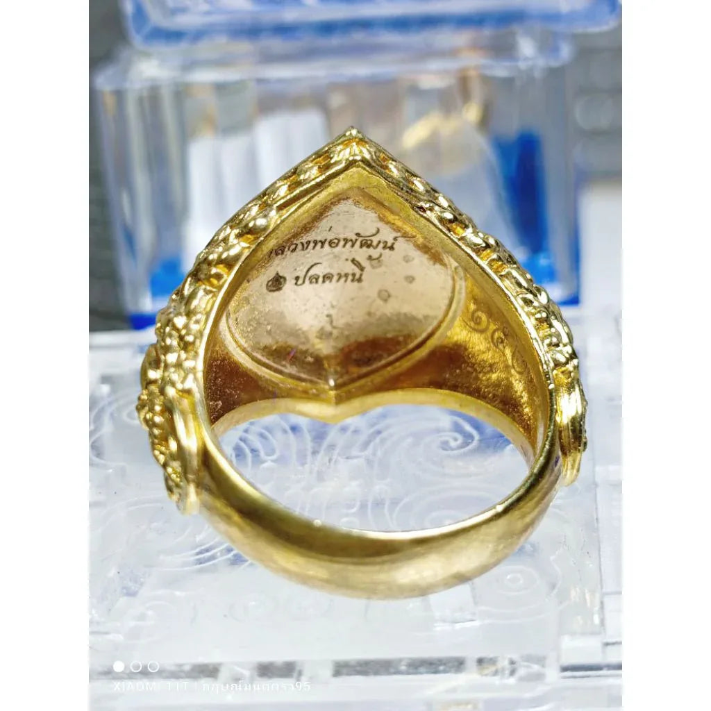 👺 Thao Wessuwan Ring "Plod Nee" (Debt Clearing) 1st Edition: Sacred Buddhist Art – Luang Phor Phat, Wat Huay Duan – Wealth, Power & Prosperity