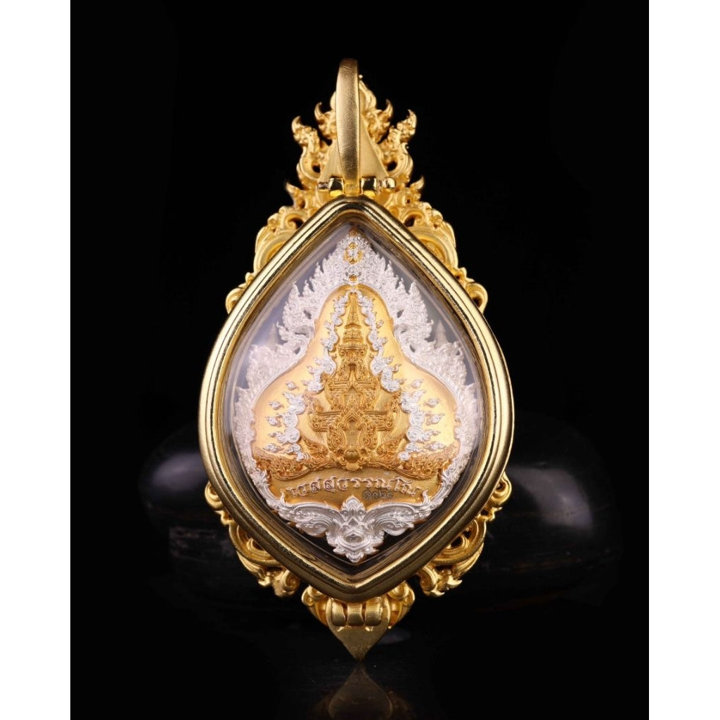 #ท้าวเวสสุวรรณ รุ่น “#เวสสุวรรณโณ“ ปี 2568
  ️ รายการที่ 1.4 เนื้อบรอนซ์ชุบ2K

((+)) พร้อมเลี่ยมกรอบบรอนซ์ชุบทอง