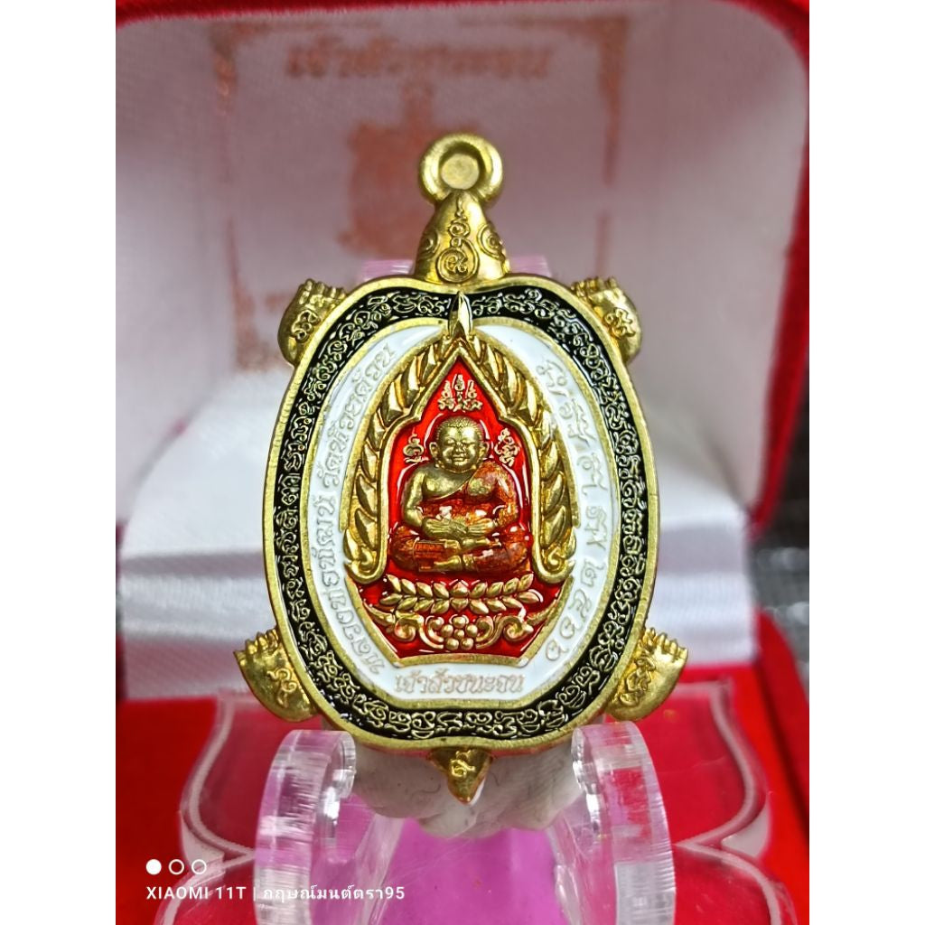 ✨ Supreme “Chao Sua Victory Turtle” – Phra Sangkajai Wealth, Protection & Long‑Term Prosperity Talisman by Luang Pho Phat (Thai Fortune Turtle Amulet)