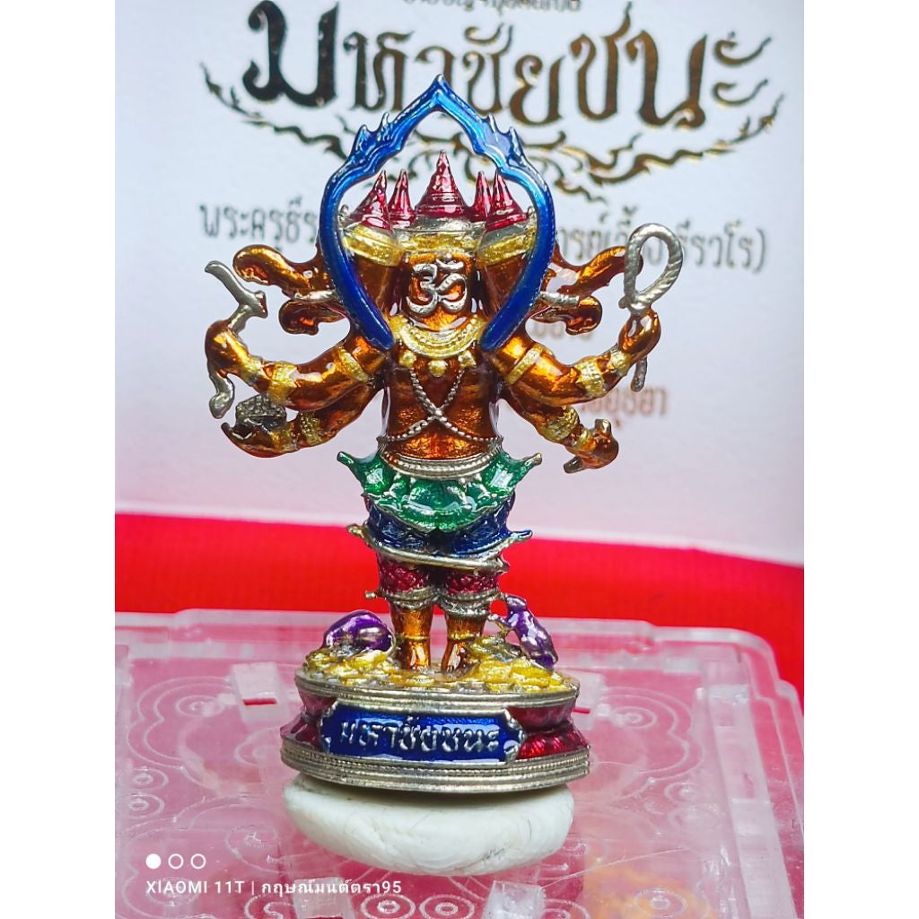 🐘 “Panchamukhi Ganapati ‘Great Victory’ Statue” – 5‑Head Ganesha by Phra Ajarn Liang (Wat Chomket, Thailand) for Multi‑Direction Success, Protection & Wisdom
