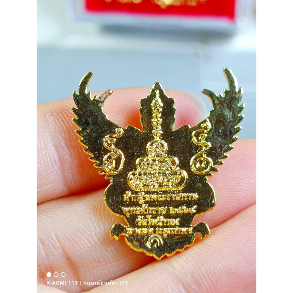 🦅 Phaya Krut Royal Kathina 2021 Amulet – Golden Garuda of Power, Authority & Prosperity by Luang Phor Warah, Wat Pho Thong, Bangkok