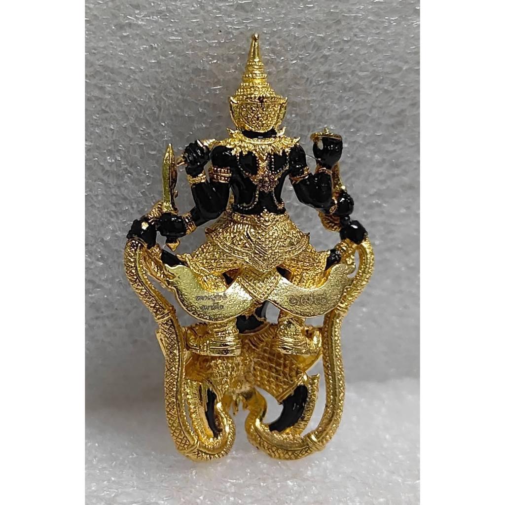 First Mold Narayana Amulet on Garuda by Luang Pu Sak Samahito – Rhodium-Plated Alloy for Ultimate Protection and Success