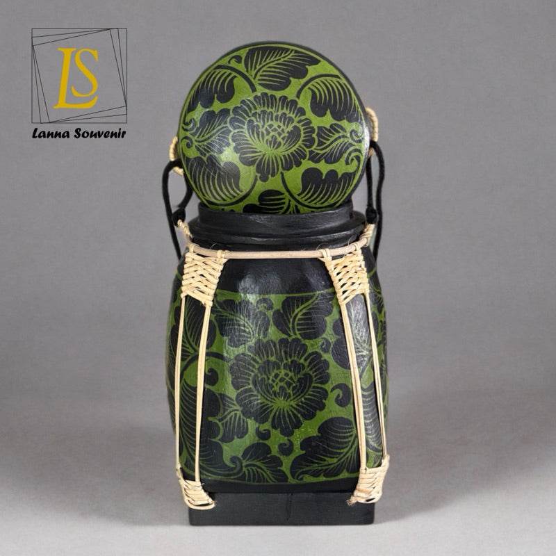 Lanna Bamboo Rice Box with Floral Pattern – Handmade Thai Storage Jar in 18x29cm | Decorative &amp; Functional Bamboo Basket from Northern Thailand One-Sake.com D4 D1 D3 D1-D3-D4-D5-D2-D6-D7-D8-D9-D10-D11-D12-D13-D14-D15-D16-D17-D18-D19-D20-D21-D22-D23-D24-D25 Premium paint-D26-D27 Premium1-D28-D29-D30-D31-D32-D33-D34-D35-D36-