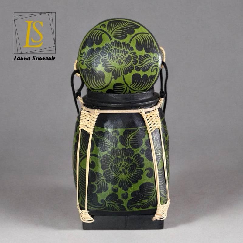 Lanna Floral Storage Jar for Elegant and Functional Kitchen Decor D31