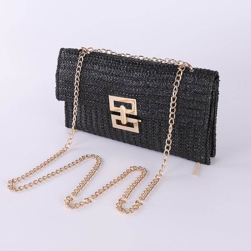 European &amp; American Style Woven Shoulder Bag – Handmade Cotton Rope Tote for Women | Fits Phone &amp; Makeup – 35cm x 38cm with 28cm Strap One-Sake.com black khaki white off khaki-white off-black-pink-