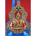 🦅 Phaya Wentai (Garuda) Coin B.E. 2565: The King of Sky Amulet by Luang Phor Phat – Satin Brass Enamel (Front/Back) for Authority, Career & Protection Default Title