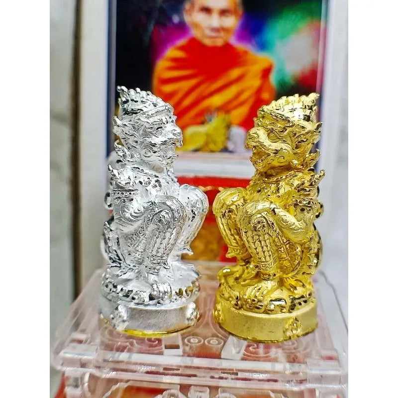 🦅 Phaya Krut & Hanuman "Setthi Than Jai" (Instant Millionaire) Edition (2019): Luang Phor Wan, Wat Khlong Khun – Wealth, Power & Victory