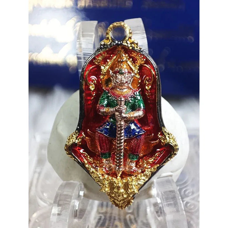 Divine Lord Vishnu Amulet - Taowessuwan's Guardian for Wealth and Protection