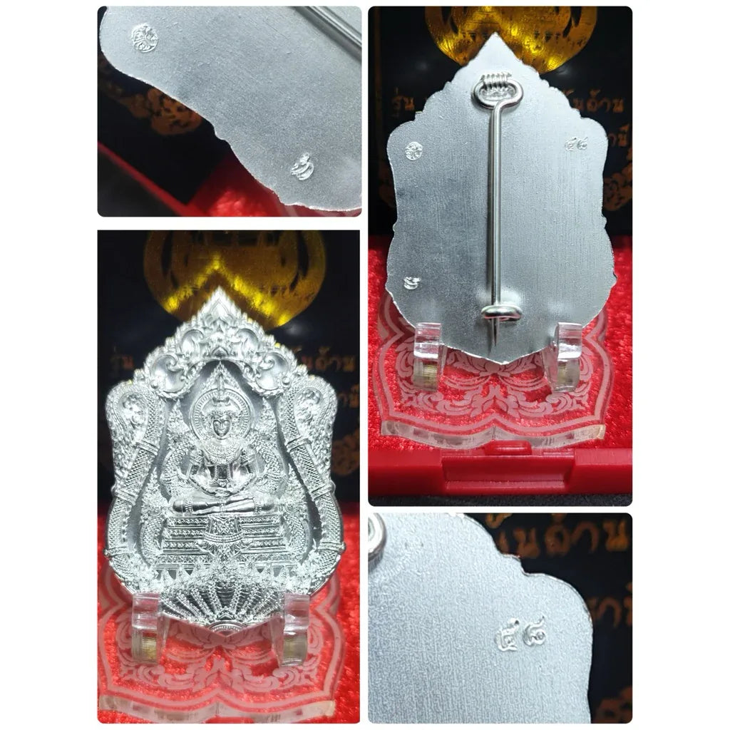 Harness Wealth and Spiritual Power with the Wealth and Spiritual Power Medal - Majestic Millionaire Emperor Medal 48ชง.ติดเข็มกลัด