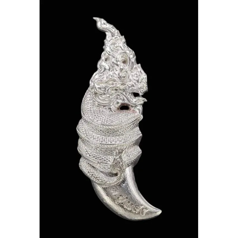 Naga Fang Amulet Wealth - Rich Wealth Edition by Luang Pu Saeng, Wat Pho Chai | Sacred Thai Talisman for Luck and Abundance