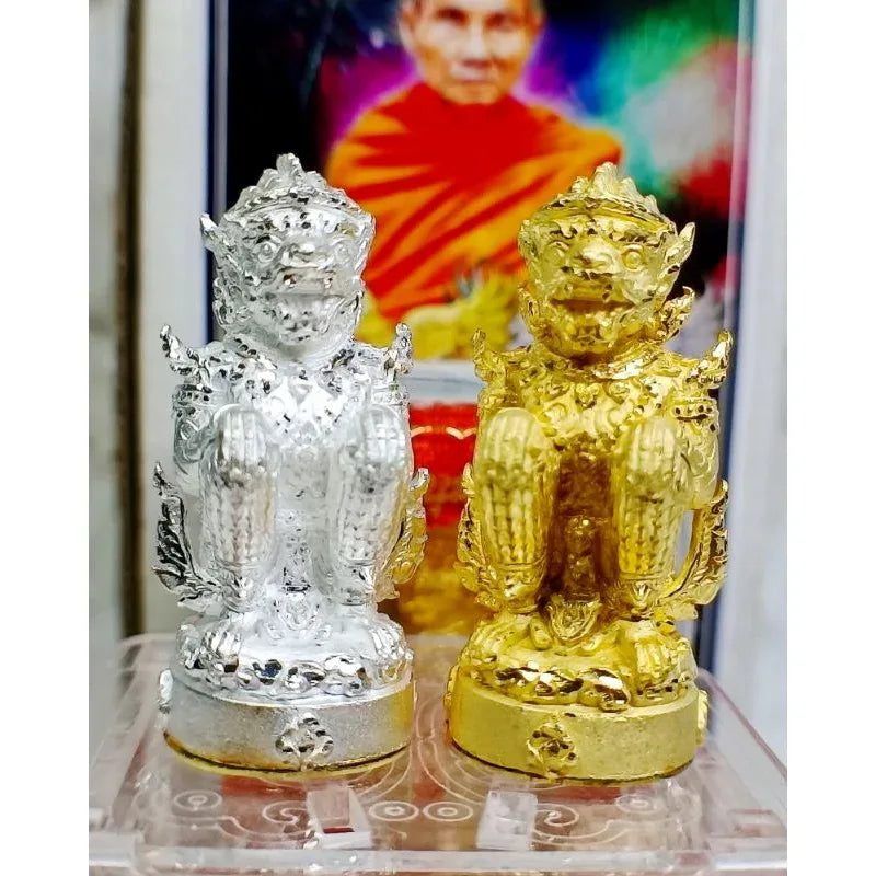 🦅 Phaya Krut & Hanuman "Setthi Than Jai" (Instant Millionaire) Edition (2019): Luang Phor Wan, Wat Khlong Khun – Wealth, Power & Victory
