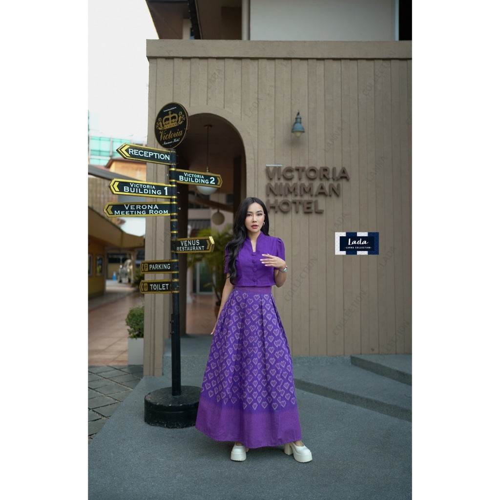 New Small Heart Print 2-Piece Cotton Set – Red, Purple &amp; Gray | Traditional Lanna Fabric with S–XL Sizes for Women One-Sake.com คอปีนสั้นแดง / L คอปีนสั้นแดง / S คอปีนสั้นแดง / M คอปีนสั้นแดง / S-คอปีนสั้นแดง / M-คอปีนสั้นแดง / L-คอปีนสั้นแดง / XL-คอปีนสั้นม่วง / S-คอปีนสั้นม่วง / M-คอปีนสั้นม่วง / L-คอปีนสั้นม่วง / XL-คอเชิ้ตกรม / S-คอเชิ้ตกรม / M-คอเชิ้ตกรม / L-คอเชิ้ตกรม / XL-
