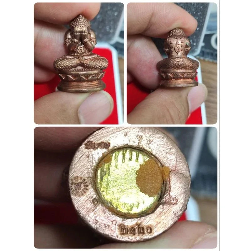 Unlock Supreme Blessings with Authentic ‘Sila Prom Mahamongkol’ Phra Pidta Amulet by Luang Pu Sila for Ultimate Protection Copper