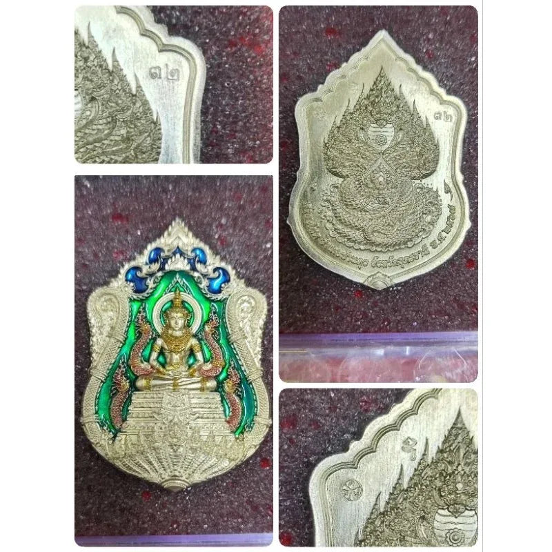 Harness Wealth and Spiritual Power with the Wealth and Spiritual Power Medal - Majestic Millionaire Emperor Medal 32.อปก.ลงยา