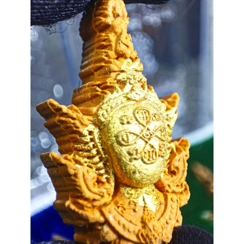 🪙 Golden Face Phra Lak Supreme Charm Amulet – Pure Gold Leaf with Silver Takrud Back by Luang Phor Prasit Ritthiracha, Dhamma Choto Sanctuary, Lopburi