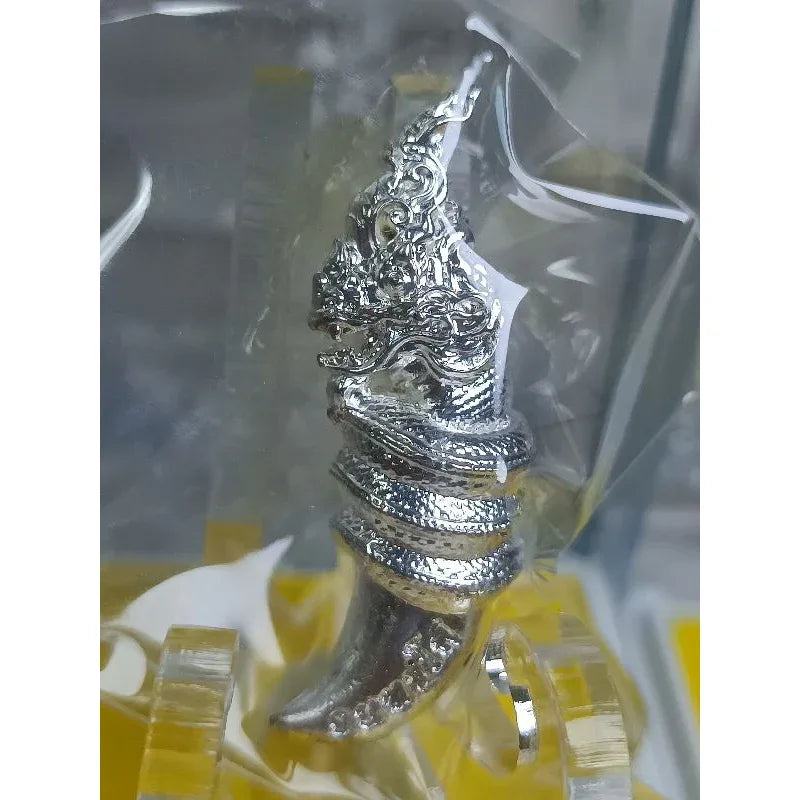 🐍 THE CELESTIAL FANG: PHYA NAKARAT ✨ The Serpent’s Treasure: Luang Pu Saeng "Wealthy Millionaire" Naga Tusk 2019 – Sacred Relic for Instant Fortune, Destiny Opening & Elite Prosperity Premium silver plating