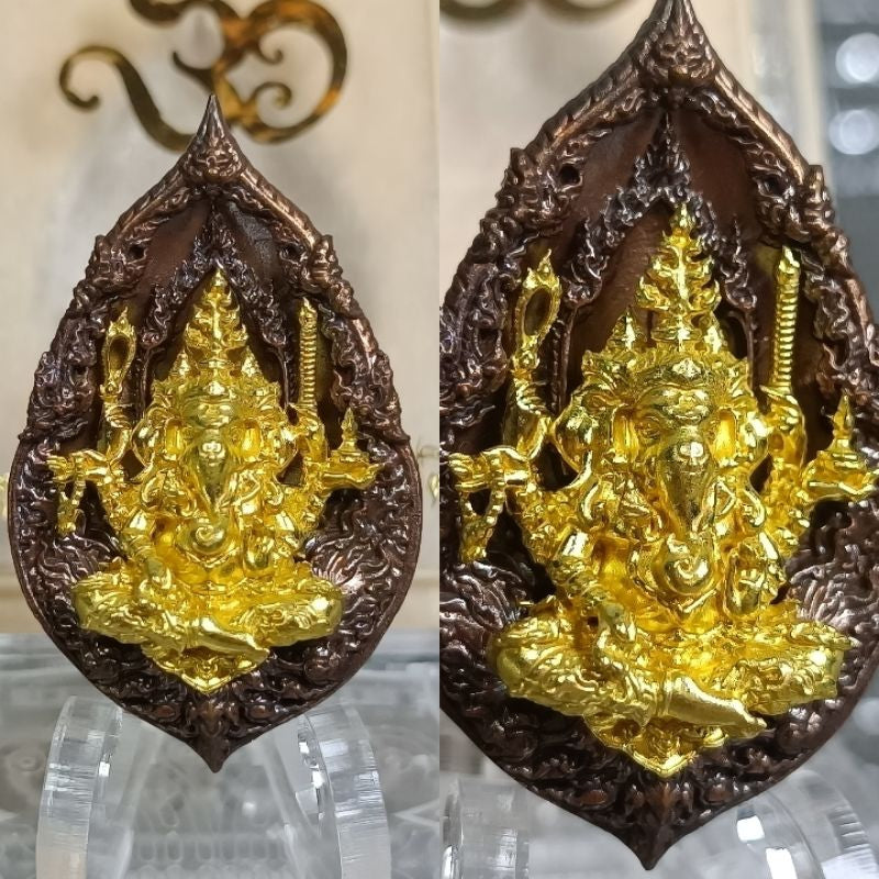 🐘 “Trimukha Ganapati 3-Head 6-Armed Ganesha” – Triple-Realm Wisdom & Blessing Statue, Thai Foundation Ceremony & Sacred Material Empowerment in Nepal