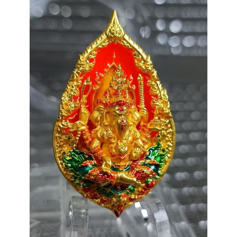 🐘 “Trimukha Ganapati 3-Head 6-Armed Ganesha” – Triple-Realm Wisdom & Blessing Statue, Thai Foundation Ceremony & Sacred Material Empowerment in Nepal