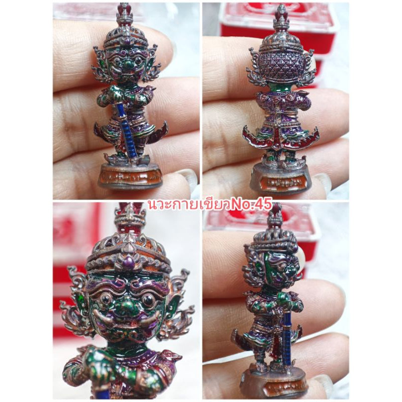 💰 Little Kuvera Billionaire Edition Powerful Wealth Giant by LP Phat (Wat Huay Duan) – Cute Guardian of Fortune Green body