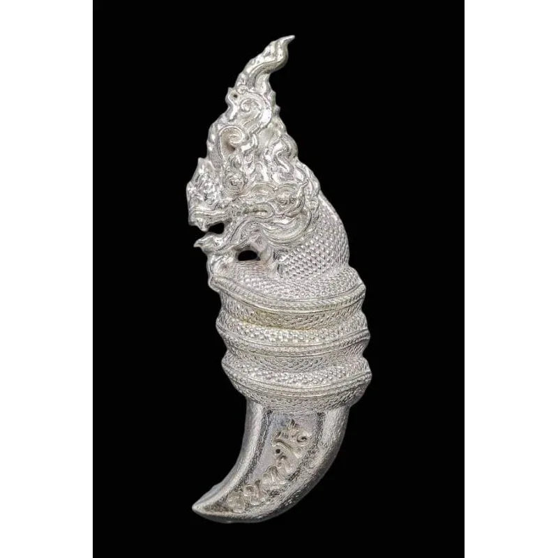 Naga Fang Amulet Wealth - Rich Wealth Edition by Luang Pu Saeng, Wat Pho Chai | Sacred Thai Talisman for Luck and Abundance