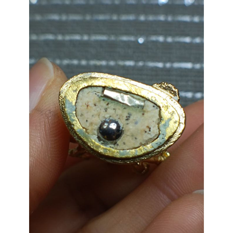 พระพรหมรุ่นพรหมบันดาลโชค ปี 2561# หลวงพ่อหวั่น วัดคลองคูณ จ.พิจิตเนื้อทองชนวน ใต้ฐานอุดตะกรุดลูกปืuอุดตะกรุดเงิน