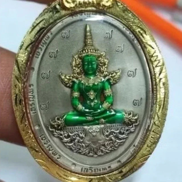 Phra Kaew Morakot Coin by Luang Pu Boonma Chotithammo, Khao Kaew Thong Hermitage, 2024 Edition