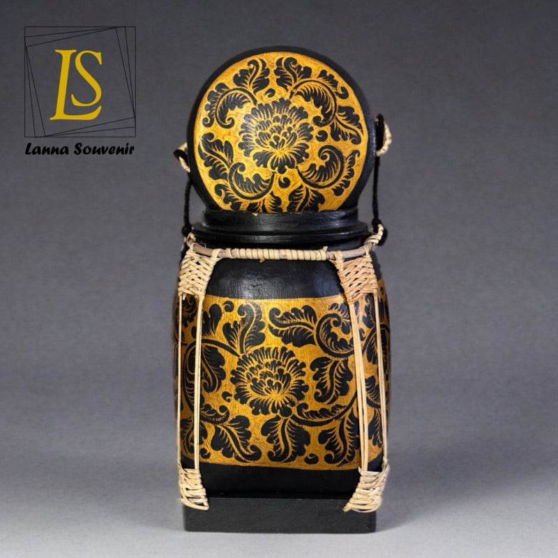 Lanna Bamboo Rice Box with Floral Pattern – Handmade Thai Storage Jar in 18x29cm | Decorative &amp; Functional Bamboo Basket from Northern Thailand One-Sake.com D4 D1 D3 D1-D3-D4-D5-D2-D6-D7-D8-D9-D10-D11-D12-D13-D14-D15-D16-D17-D18-D19-D20-D21-D22-D23-D24-D25 Premium paint-D26-D27 Premium1-D28-D29-D30-D31-D32-D33-D34-D35-D36-