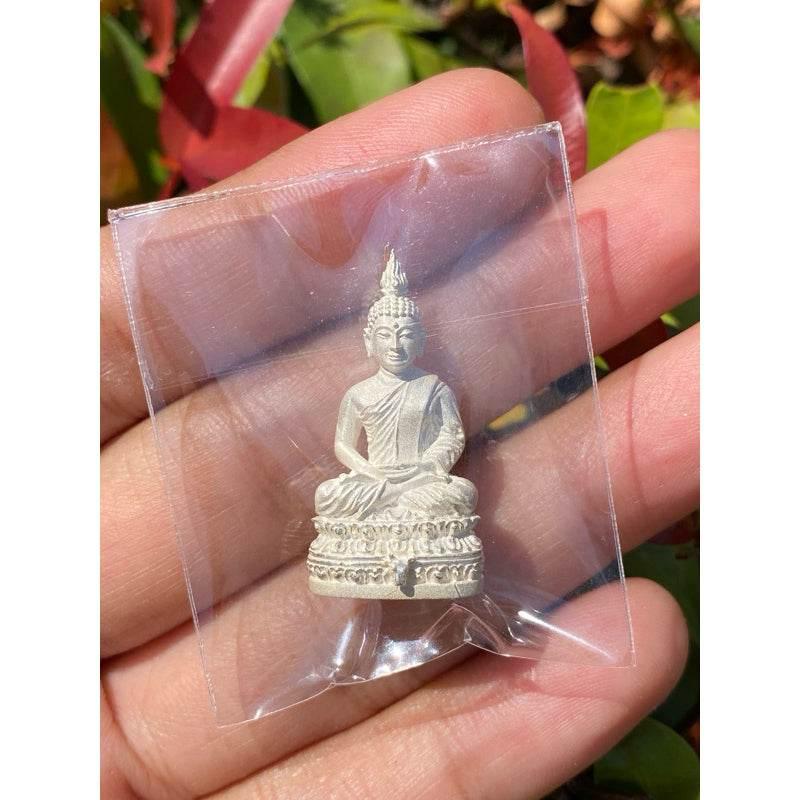 Phra Nirantrai Amulet - Wat Makut Royal Edition 200th Anniversary King Rama IV 2004 Consecration Large silver statue