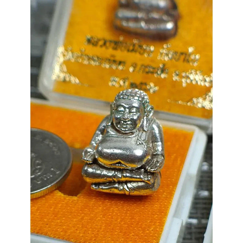 💰 Somboon Sap Kaccayana 2019 Sacred Wealth & Prosperity Amulet (Nava-Metal with Silver Takrut) – Luang Phor Mian, Wat Ban Chaneang, Buriram, Thailand