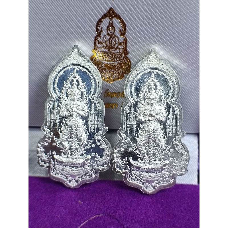 Luang Phor Sothorn &amp; Lord Vishnu Guardian (Thao Wessuwan) – “Supreme Fortune &amp; Wealth” Edition - Thai Blessing Co