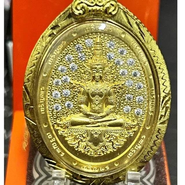 Phra Kaew Morakot Coin by Luang Pu Boonma Chotithammo, Khao Kaew Thong Hermitage, 2024 Edition