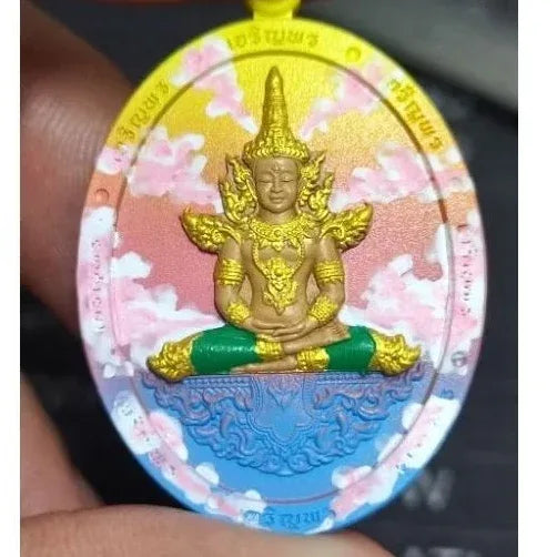 Phra Kaew Morakot Coin by Luang Pu Boonma Chotithammo, Khao Kaew Thong Hermitage, 2024 Edition